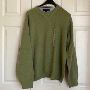 NEW Tommy Hilfiger Green Crewneck Sweater Size Large